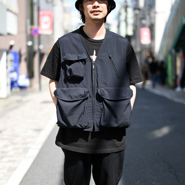 HOMELESS TAILOR /// MILITARY VEST Black 06