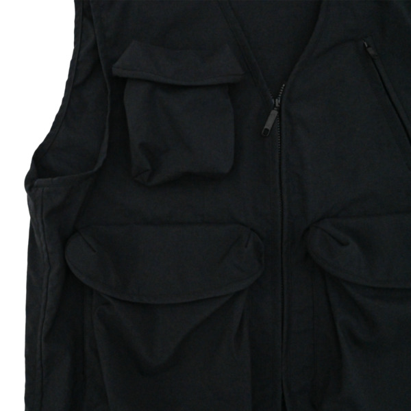 HOMELESS TAILOR /// MILITARY VEST Black 02