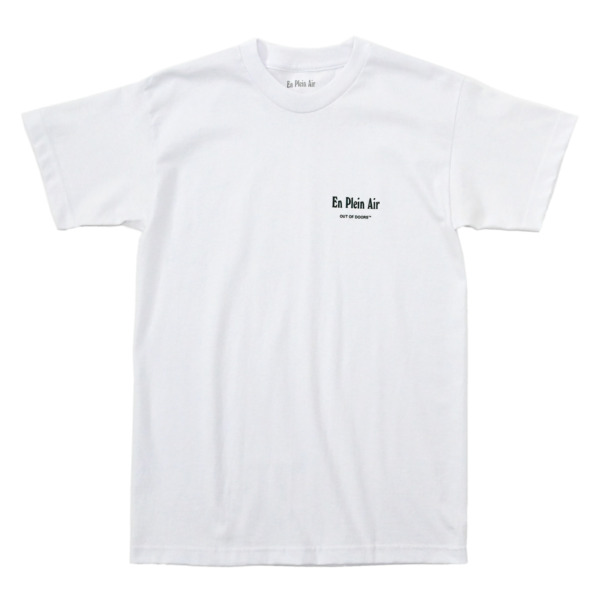 En Plein Air /// SIMPLE LOGO TEE White 01