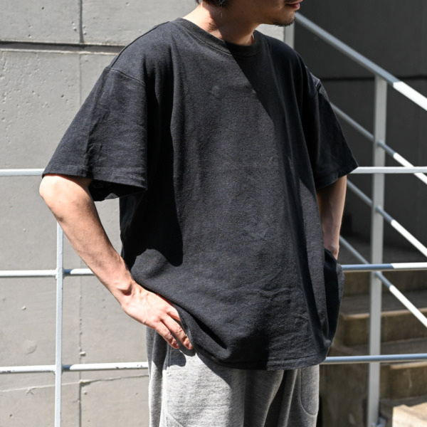 Phatee /// HEMP TEE HEAVY WEIGHT Black 05