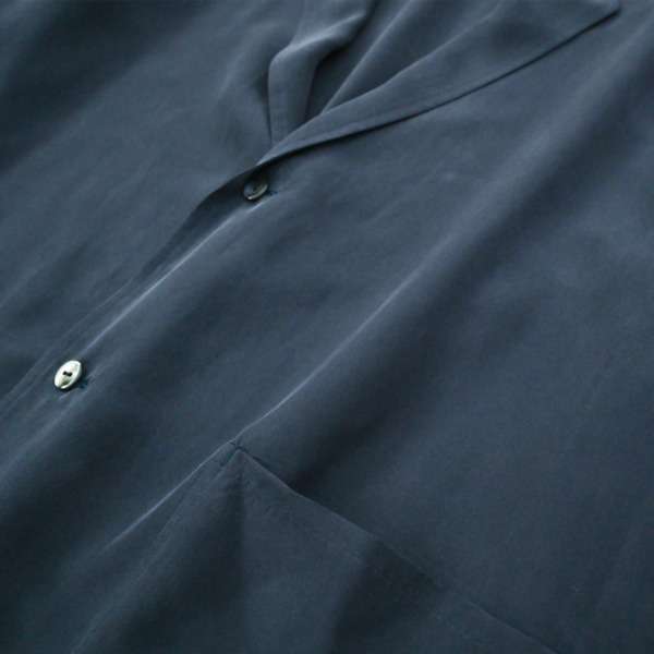 URU /// STAND COLLAR JACKET Navy 02