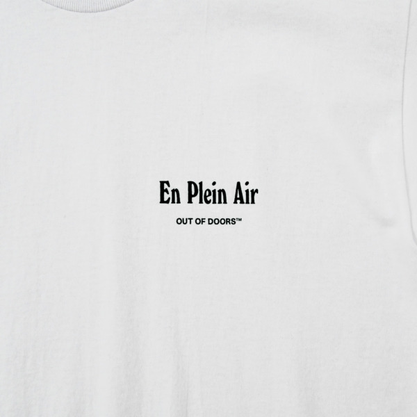 En Plein Air /// SIMPLE LOGO TEE White 02