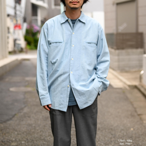 our /// Chambray Shirts L/Blue 05