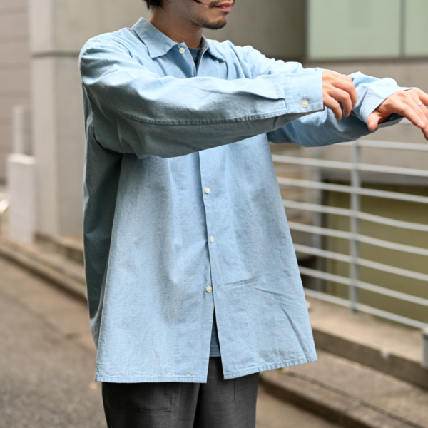 our /// Chambray Shirts L/Blue 06
