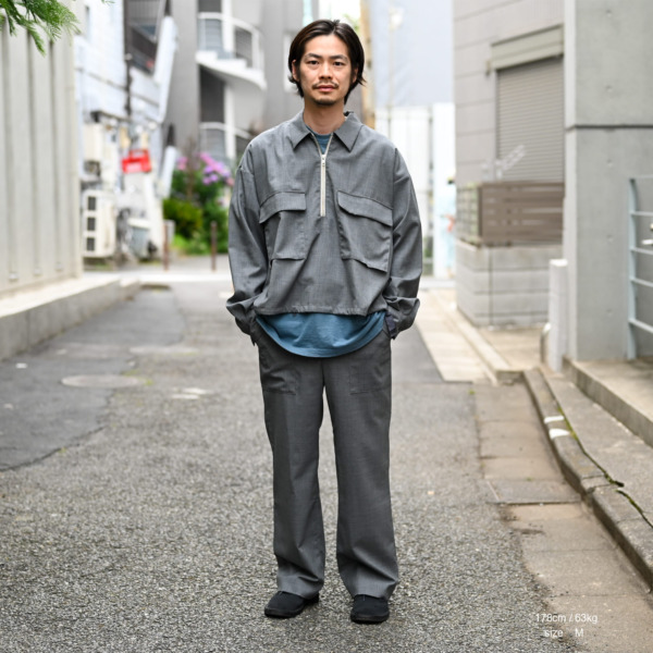 our /// Wool Baker Pants Gray 05