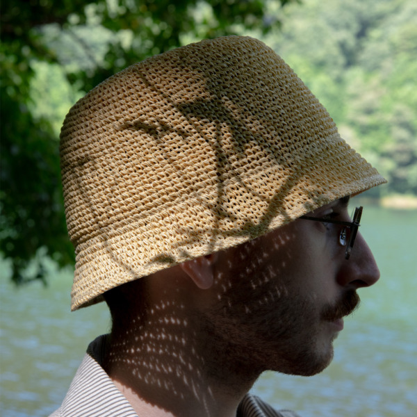 NOROLL /// RAFFIA BUCKET HAT 04