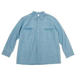our /// Chambray Shirts Navy