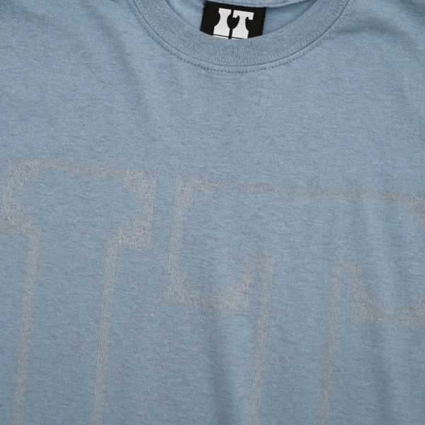 IT /// COLLEGE S/S TEE. Stone Blue 02