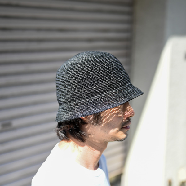 NOROLL /// RAFFIA BUCKET HAT 07