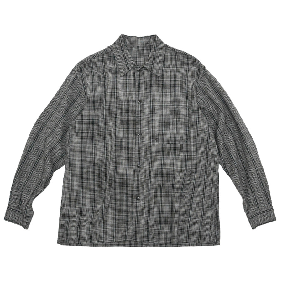 URU (OPEN COLLAR L/S SHIRTS Brown) 通販 | SUPPLY TOKYO online store