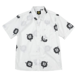 sexhippies /// Rove Bone Short Sleeve Button Up Blue