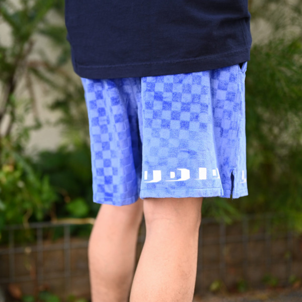 LQQK STUDIO /// Checkered Velour Shorts 07