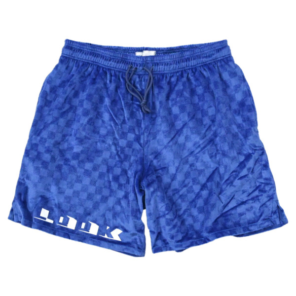 LQQK STUDIO /// Checkered Velour Shorts 01