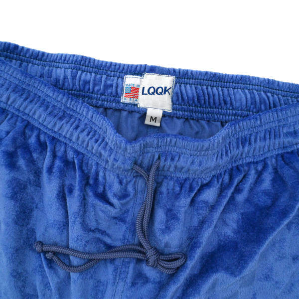 LQQK STUDIO /// Checkered Velour Shorts 03