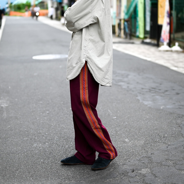 Sasquatchfabrix. /// CLASSIC LACE TRACK PANTS Bordeaux 06