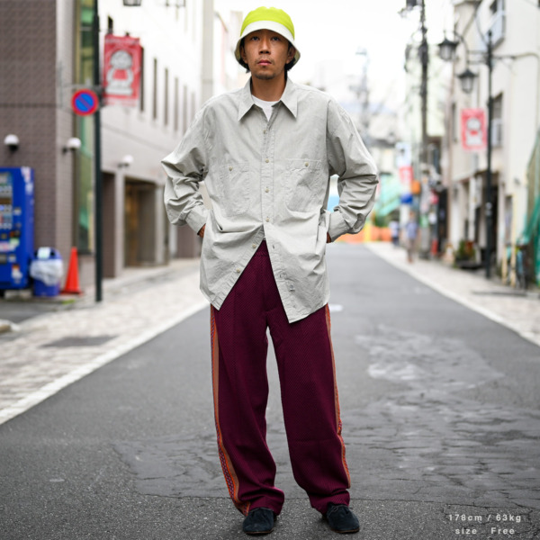 Marvine Pontiak shirt makers /// Military SH Beige Rip 05