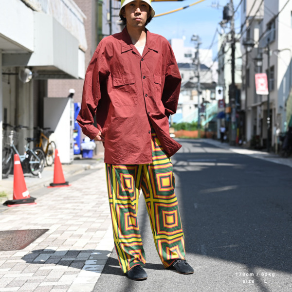 Sasquatchfabrix. /// RASTA CHECK EASY PANTS Dark Green 06