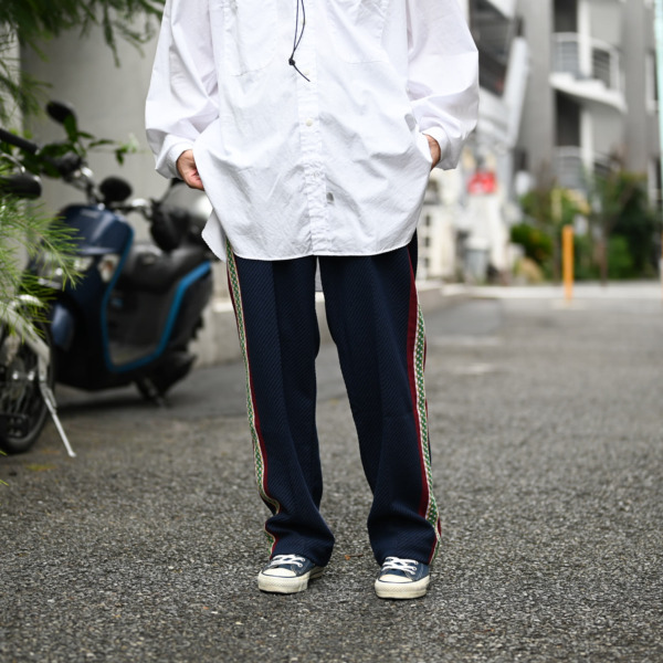 Sasquatchfabrix. /// CLASSIC LACE TRACK PANTS Navy 06