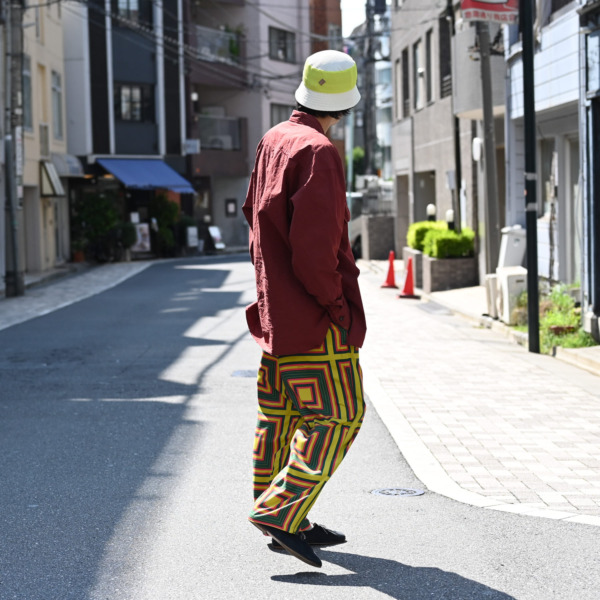 Sasquatchfabrix. /// RASTA CHECK EASY PANTS Dark Green 05