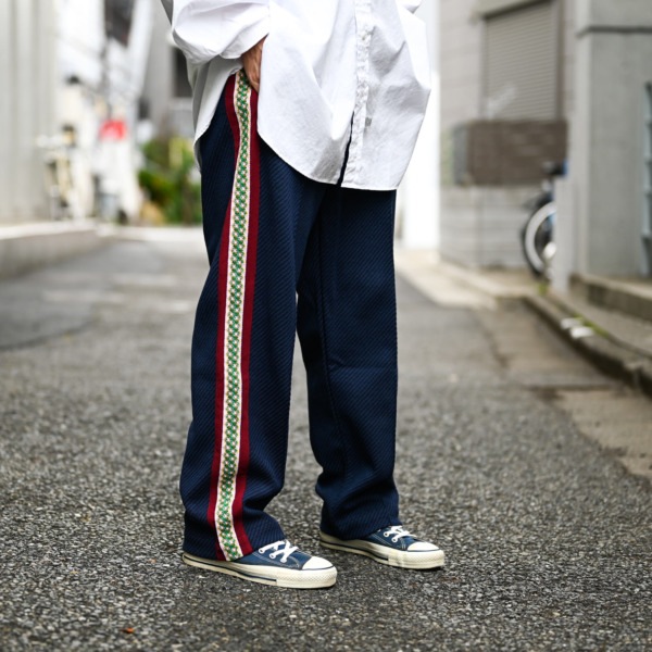 Sasquatchfabrix. /// CLASSIC LACE TRACK PANTS Navy 07