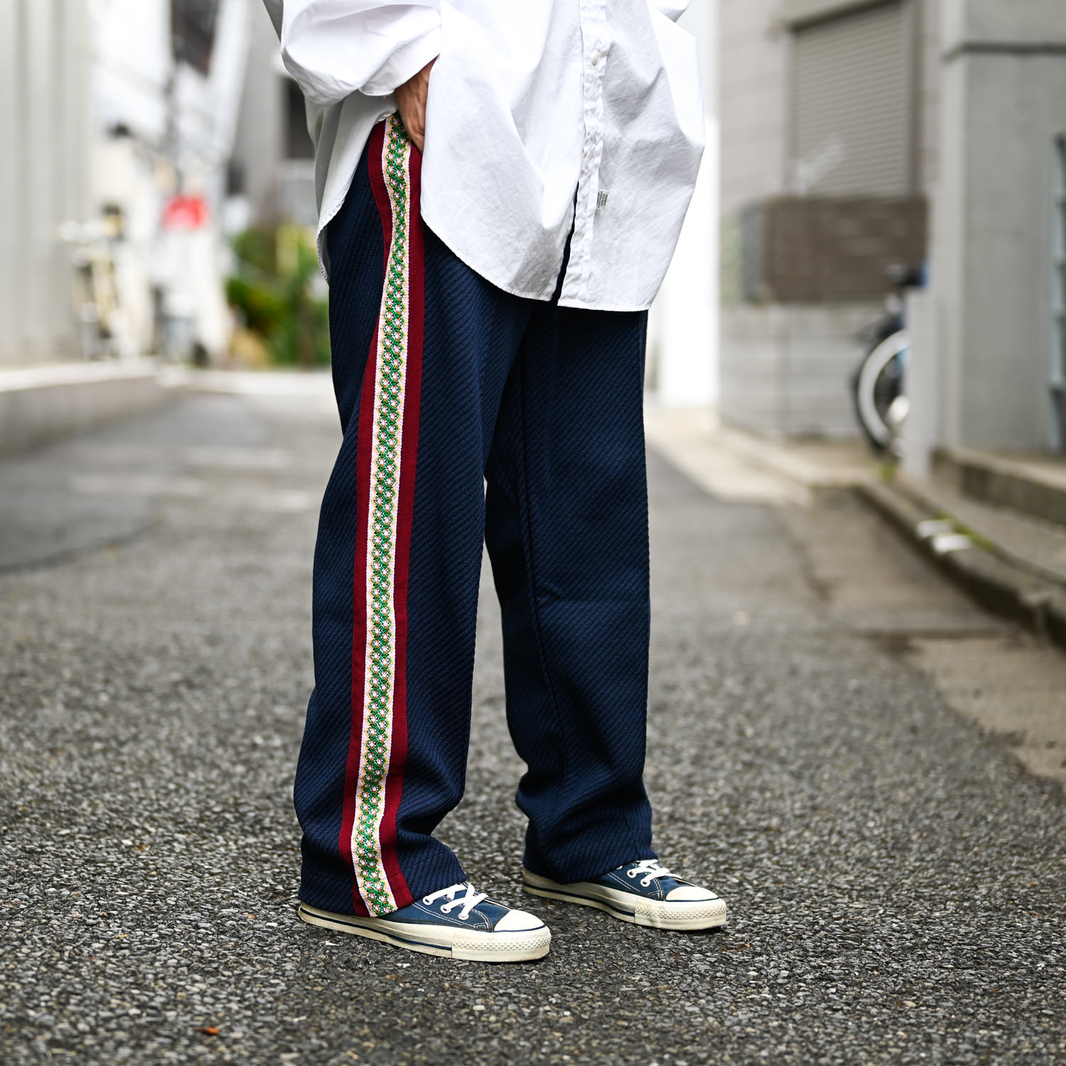 Sasquatchfabrix. TRACK PANTS Navyメンズ