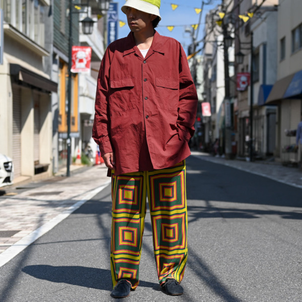 Sasquatchfabrix. /// RASTA CHECK EASY PANTS Dark Green 04