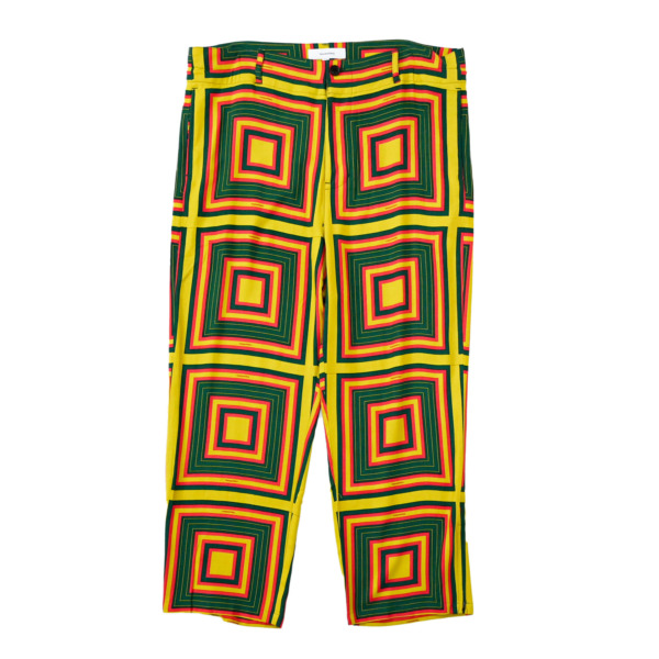 Sasquatchfabrix. /// RASTA CHECK EASY PANTS Dark Green 01