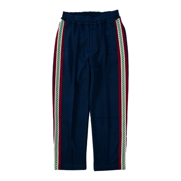 Sasquatchfabrix. /// CLASSIC LACE TRACK PANTS Navy 01