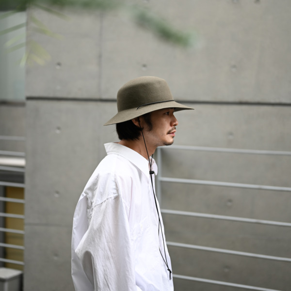 bocodeco /// Rabbit Felt Saunter Hat Ⅱ L/Grey 04