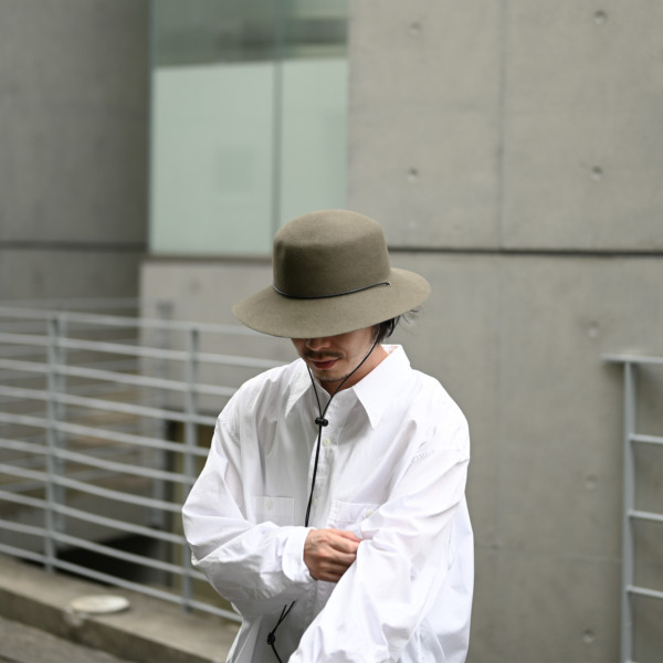 bocodeco /// Rabbit Felt Saunter Hat Ⅱ L/Grey 05