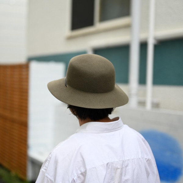 bocodeco /// Rabbit Felt Saunter Hat Ⅱ L/Grey 06
