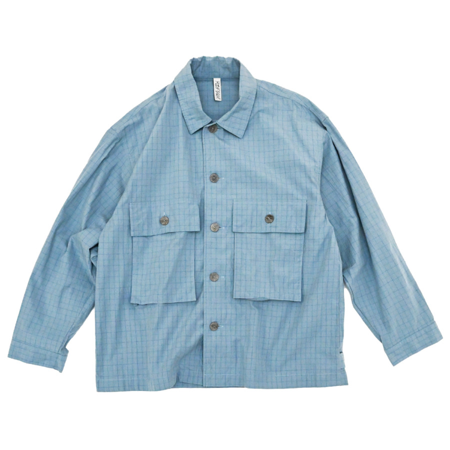 HEALTH (SHORT JACKET L/Blue × Bluecheck) 通販 | SUPPLY TOKYO online store