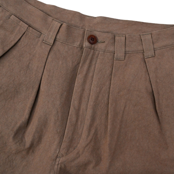 NOROLL /// THICKWALK DUCK PANTS Brown 03