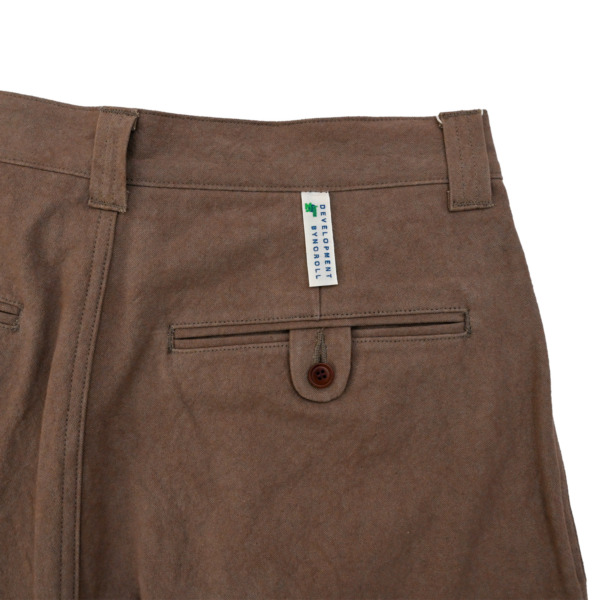 NOROLL /// THICKWALK DUCK PANTS Brown 04