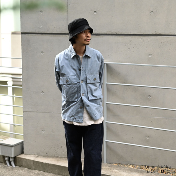 HEALTH /// SHORT JACKET L/Blue × Bluecheck 06