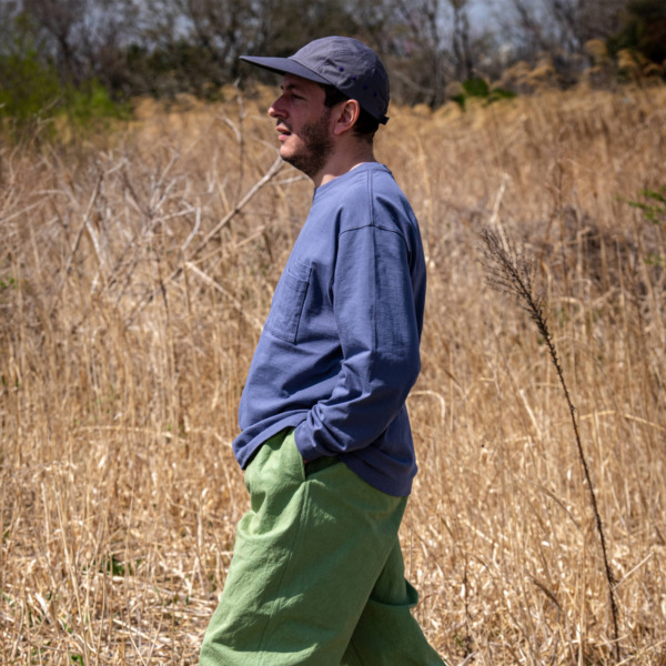 NOROLL /// CARDPOCKET TEE L/S Blue 05