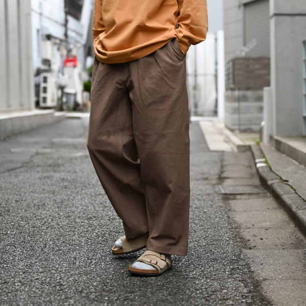 NOROLL /// THICKWALK DUCK PANTS Brown 09