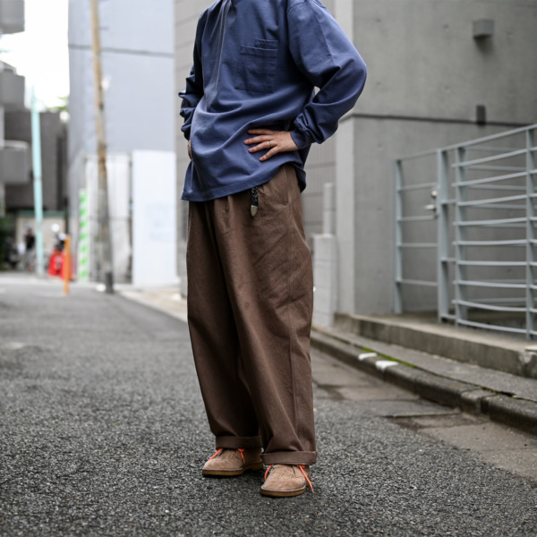 NOROLL /// THICKWALK DUCK PANTS Brown 010