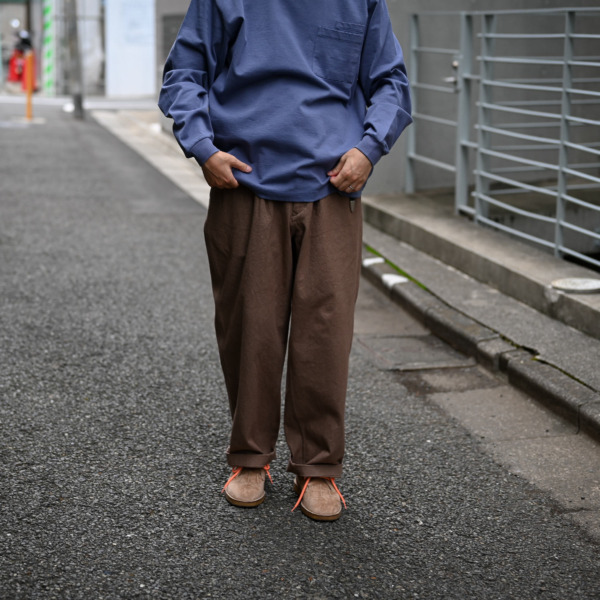 NOROLL /// THICKWALK DUCK PANTS Brown 012
