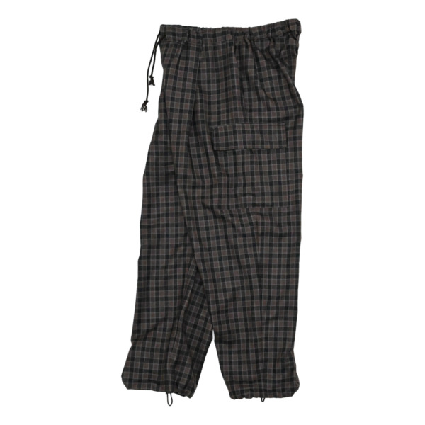 HEALTH /// EASY PANTS #7 Black × Browncheck 02