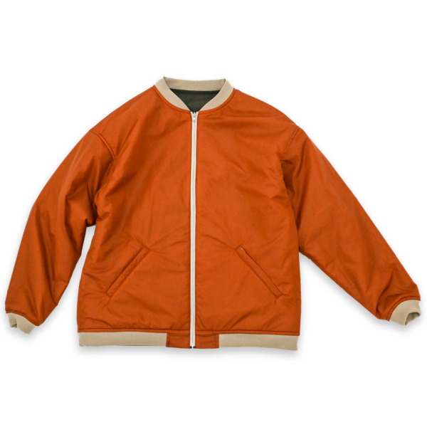 NOROLL /// LIGHT SPACE JACKET ORANGE×OLIVE 03