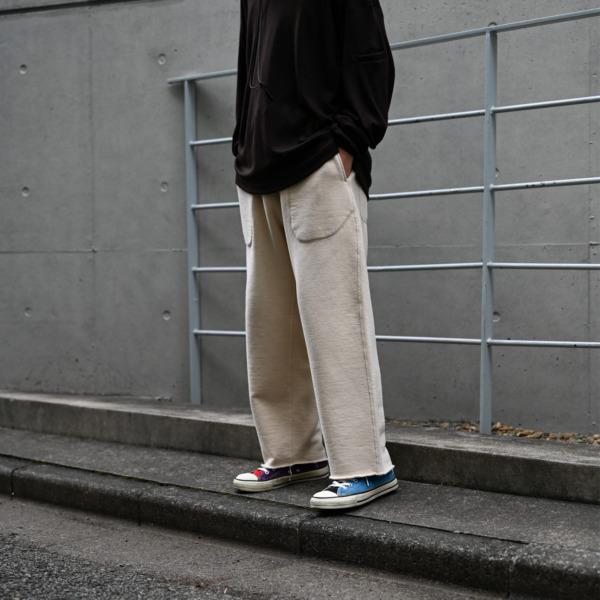 tone /// BASIC SWEAT PANTS Beige 09