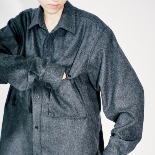 P A C S /// WOOL MARCIANO SHIRTS Charcoal 06