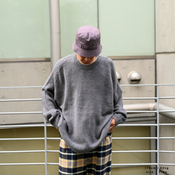 URU /// CREW NECK KNIT Gray 04