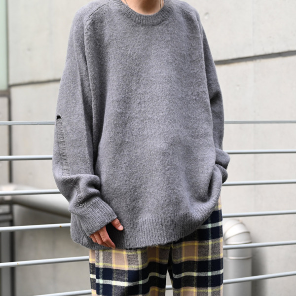 URU /// CREW NECK KNIT Gray 05