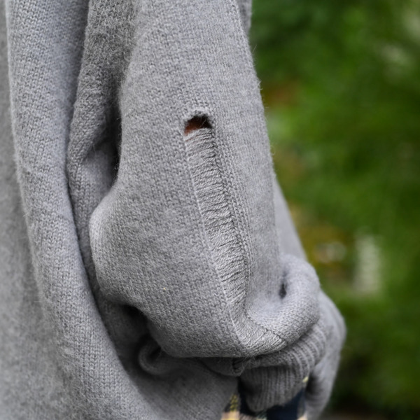 URU /// CREW NECK KNIT Gray 06