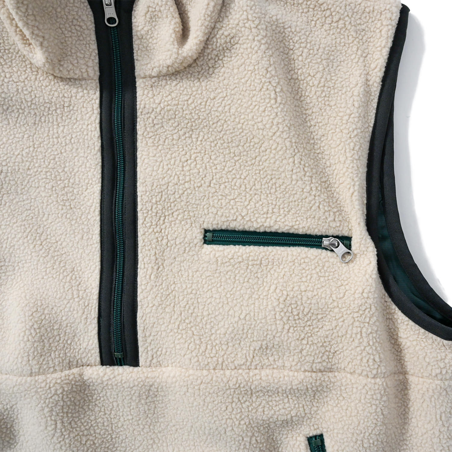 SUPPLY (Polartec 2way Vest Natural × Hunter Green) 通販 ｜ SUPPLY