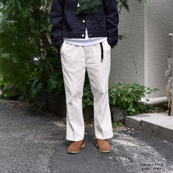 COMFORTABLE REASON /// Pique DOC Slacks Ivory 06