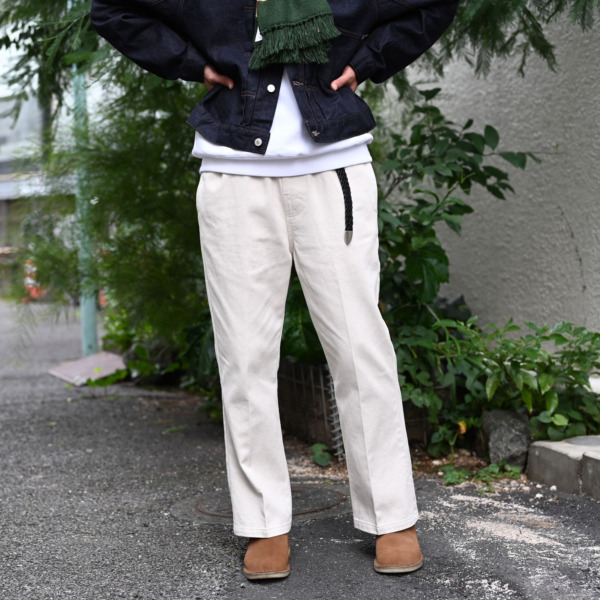 COMFORTABLE REASON /// Pique DOC Slacks Ivory 08