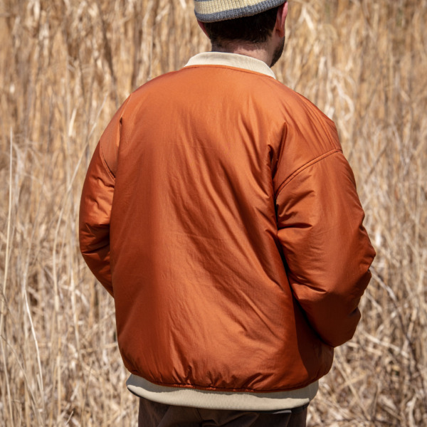 NOROLL /// LIGHT SPACE JACKET ORANGE×OLIVE 06